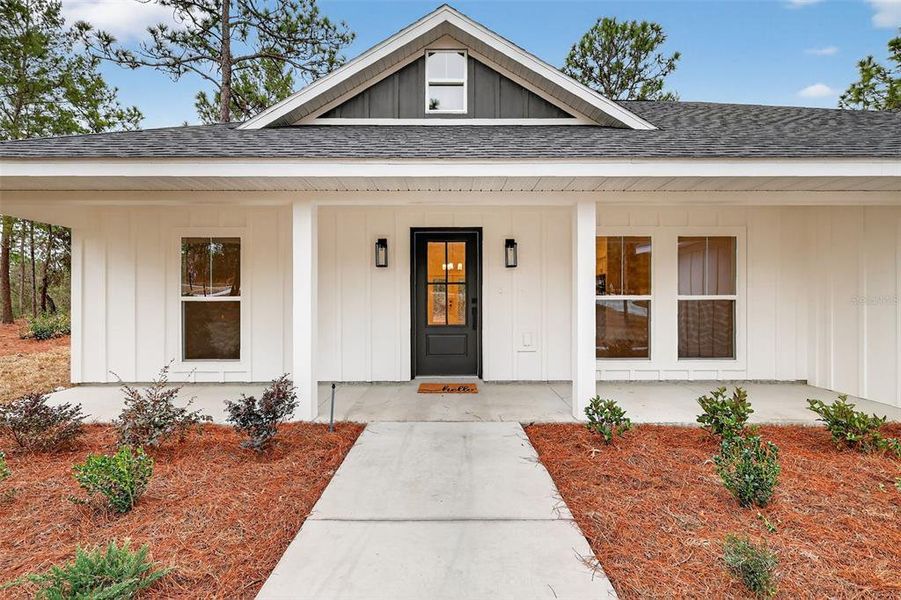 Exterior details and patio area of a home in , Wildwood (Image 4).