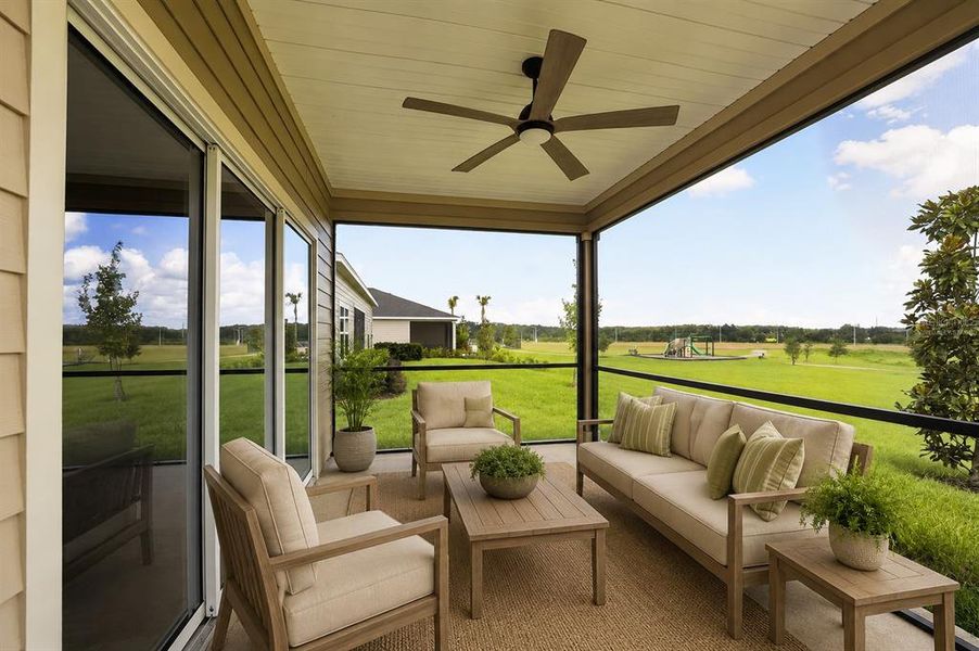 Exterior details and patio area of a home in , Alachua (Image 28). Exterior details and patio area of a home in , Alachua (Image 28).