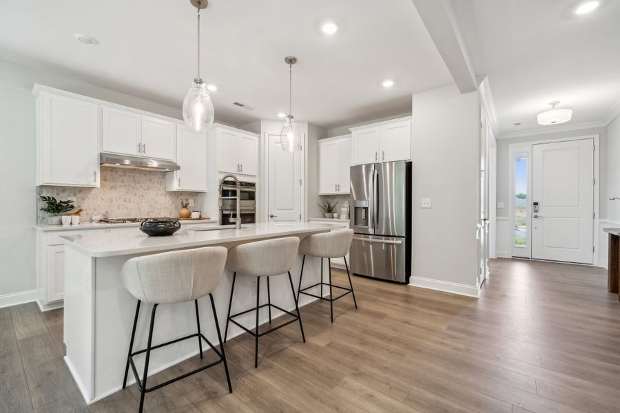 Furnished interior view inside a new home in Stafford at Langtree, Mooresville (Image 9).