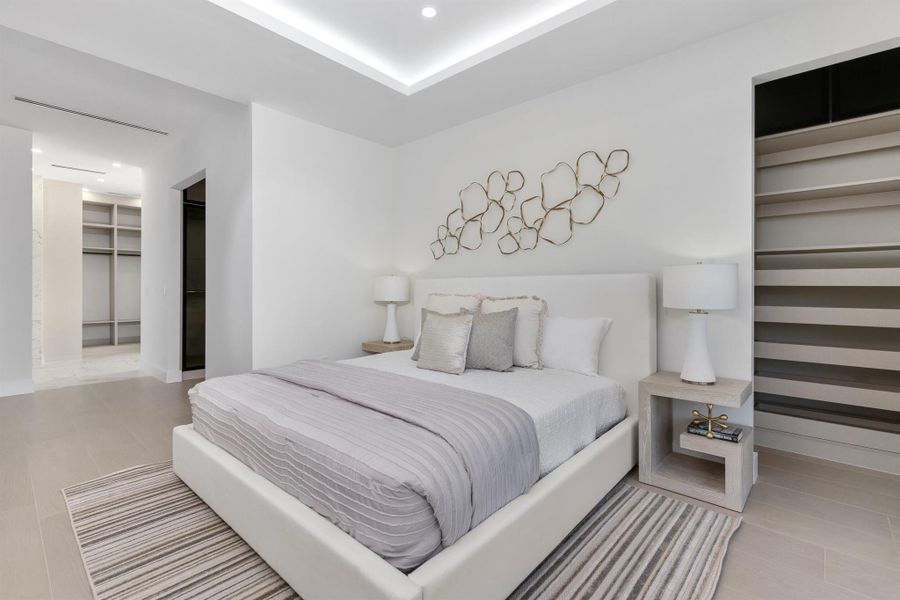 Furnished interior view inside a new home in , Boca Raton (Image 53).