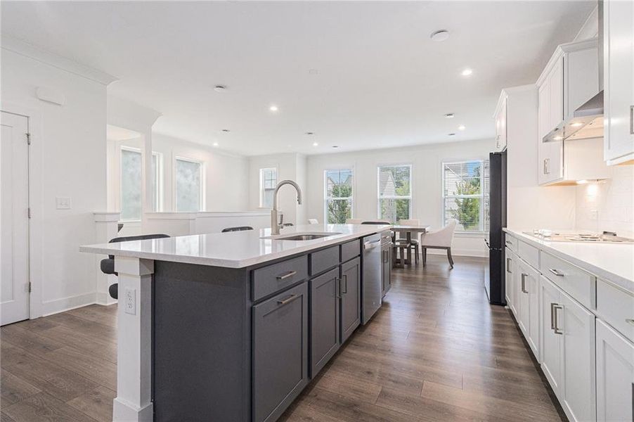 Furnished interior view inside a new home in , Decatur (Image 8).