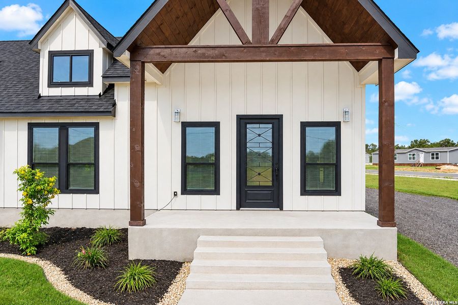 Exterior details and patio area of a home in , Atascosa (Image 3). Exterior details and patio area of a home in , Atascosa (Image 3).