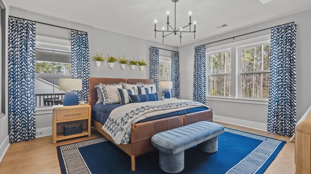 Guest Bedroom at the Inspire Model at Summerwind Crossing in Cane Bay
