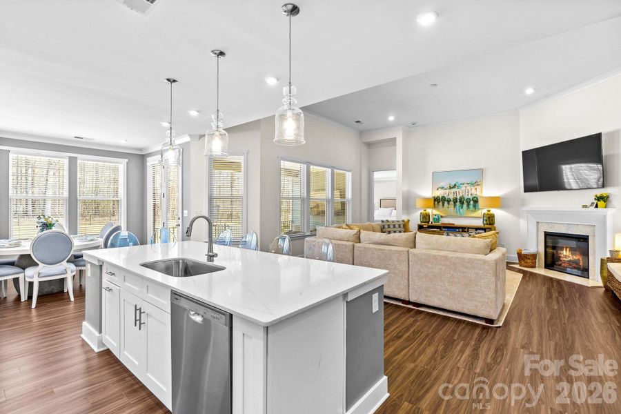 Furnished interior view inside a new home in , Salisbury (Image 40).