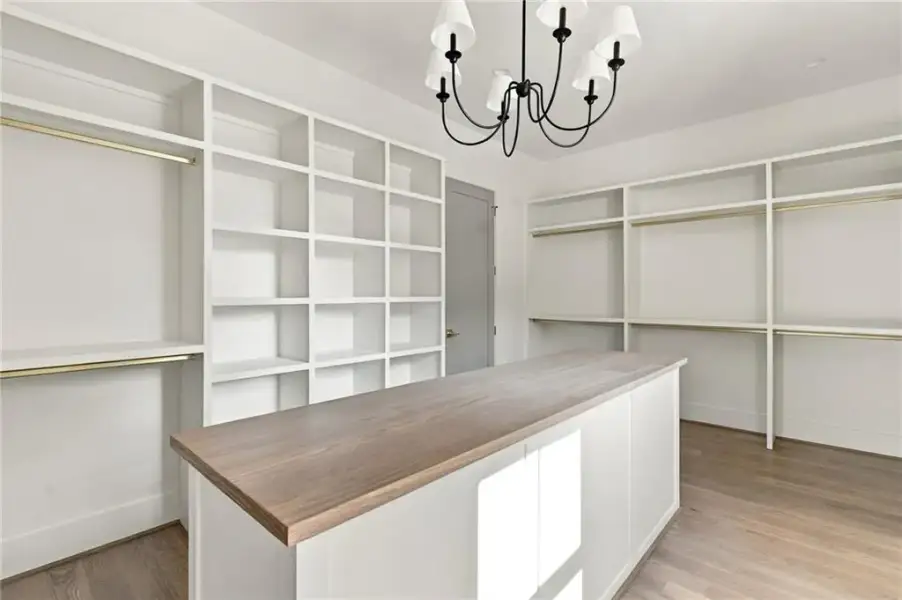 Furnished interior view inside a new home in , Atlanta (Image 56).