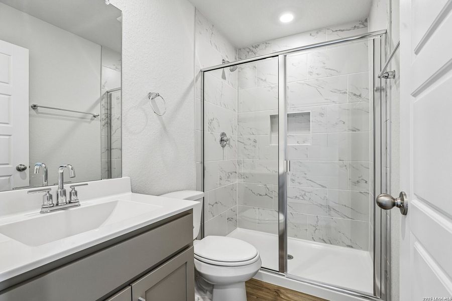 Furnished interior view inside a new home in Weston Oaks, San Antonio (Image 5).
