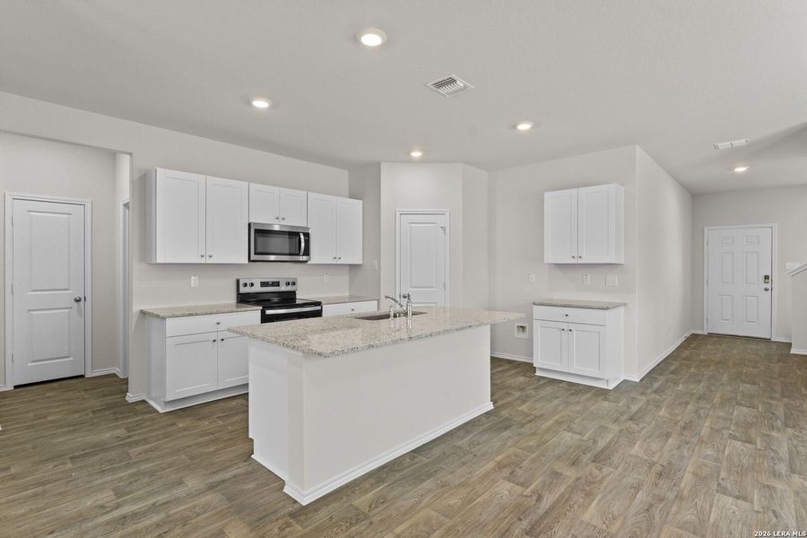 Furnished interior view inside a new home in Laurel Vistas, San Antonio (Image 7). Furnished interior view inside a new home in Laurel Vistas, San Antonio (Image 7).