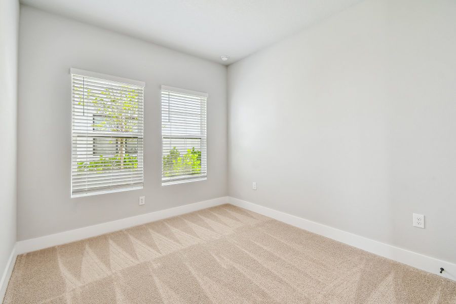 Representative unfurnished interior of a home built from the The Seaboard by David Weekley Homes in Emerald Landing at Waterside at Lakewood Ranch – Towns, Sarasota (Image 9).
