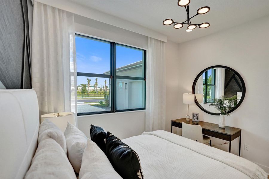 Furnished interior view inside a new home in Esprit at Avenir, Palm Beach Gardens (Image 47).