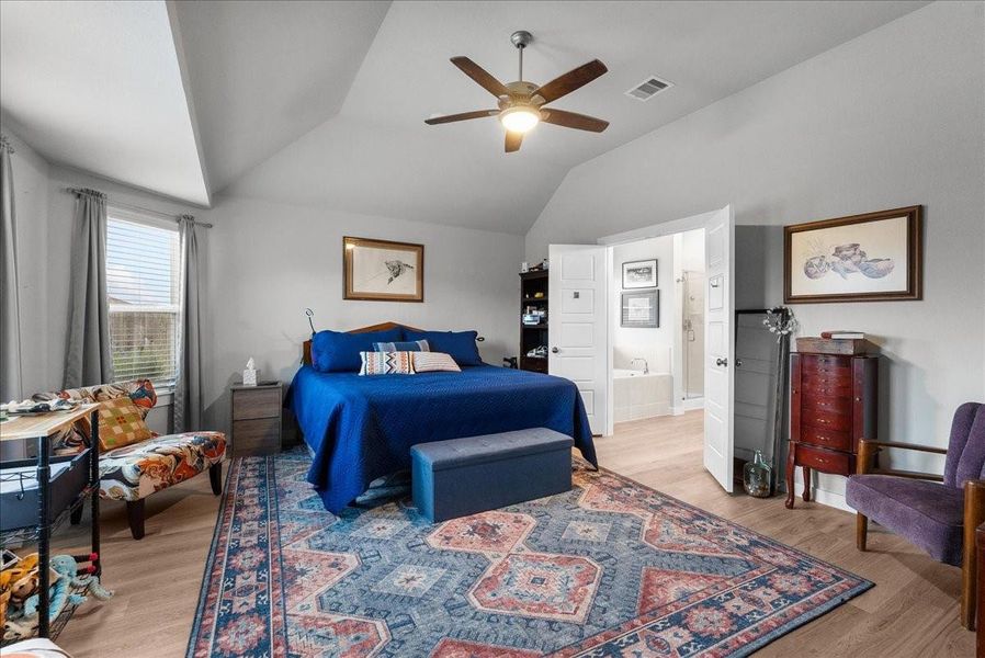 Furnished interior view inside a new home in Mustang Crossing, Alvin (Image 41).