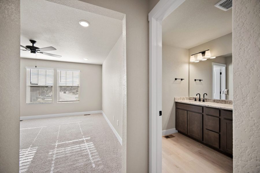 Spacious, unfurnished interior of a new home in Trails at Aspen Ridge-3, Colorado Springs (Image 30). Spacious, unfurnished interior of a new home in Trails at Aspen Ridge-3, Colorado Springs (Image 30).