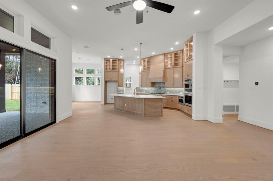 Furnished interior view inside a new home in The Woodlands Hills - Premier Collection, Willis (Image 7).