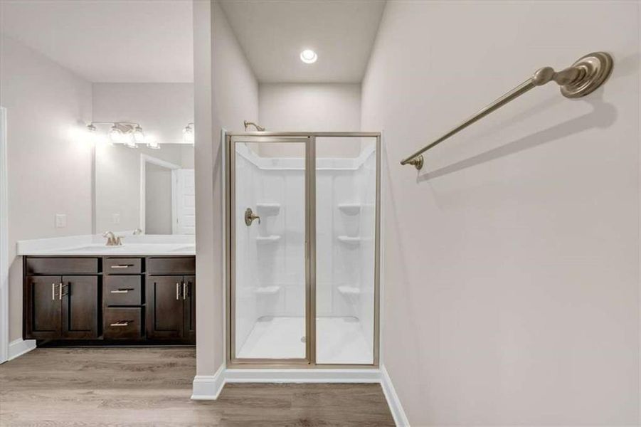Furnished interior view inside a new home in Scarlett Place, Bowdon (Image 11).
