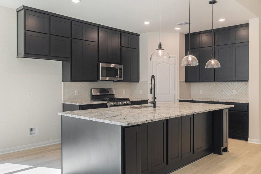 Furnished interior view inside a new home in Rose Hill Estates, Willis (Image 5). Furnished interior view inside a new home in Rose Hill Estates, Willis (Image 5).