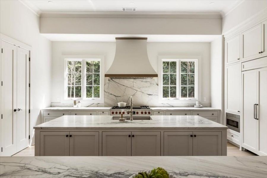 Furnished interior view inside a new home in , Alpharetta (Image 34).