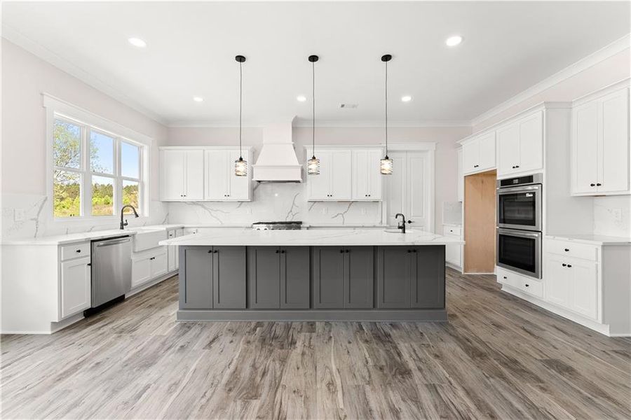 Furnished interior view inside a new home in , Dawsonville (Image 13).