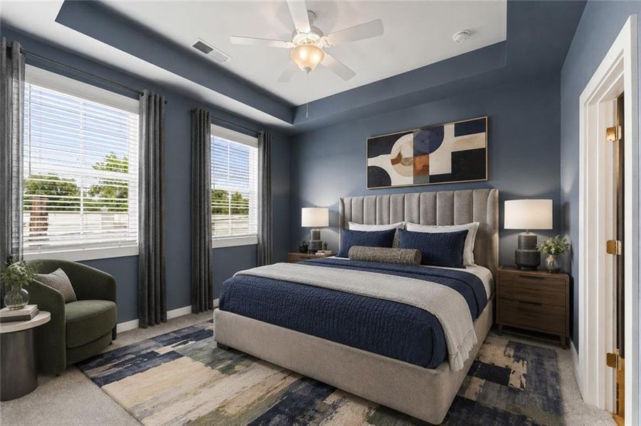 Furnished interior view inside a new home in Array, Atlanta (Image 10).