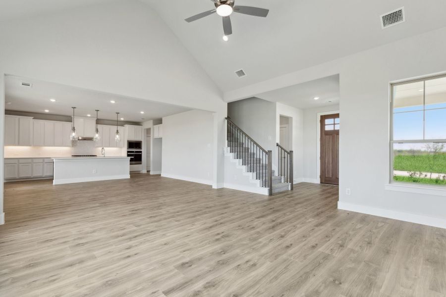 Representative unfurnished interior of a home built from the Yukon by Centre Living Homes in Ellis Ranch Estates, Waxahachie (Image 18). Representative unfurnished interior of a home built from the Yukon by Centre Living Homes in Ellis Ranch Estates, Waxahachie (Image 18).