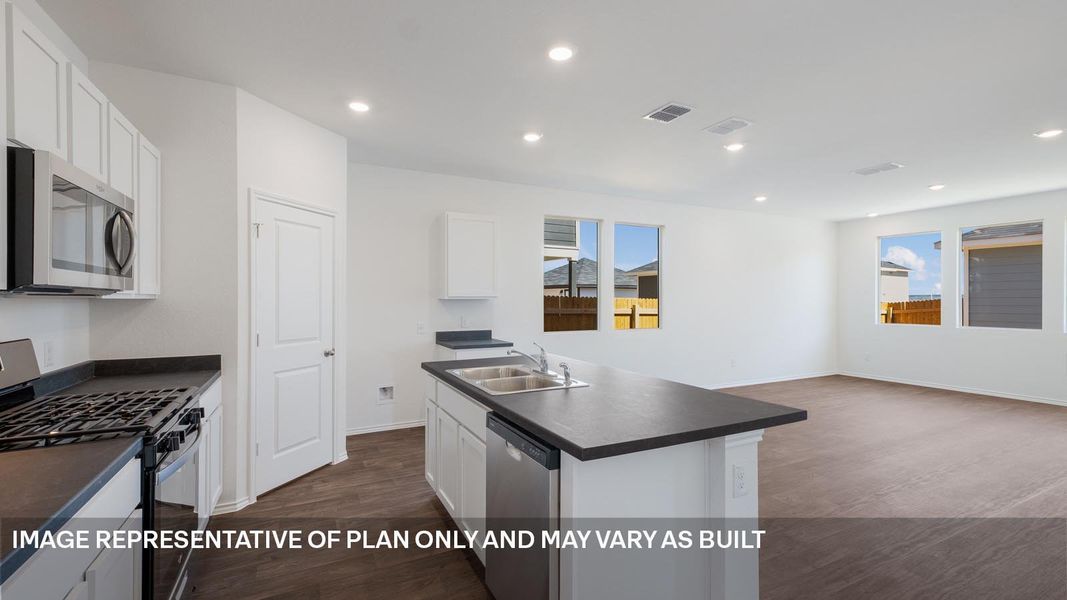 Furnished interior view inside a new home in Valverde, Bastrop (Image 6).