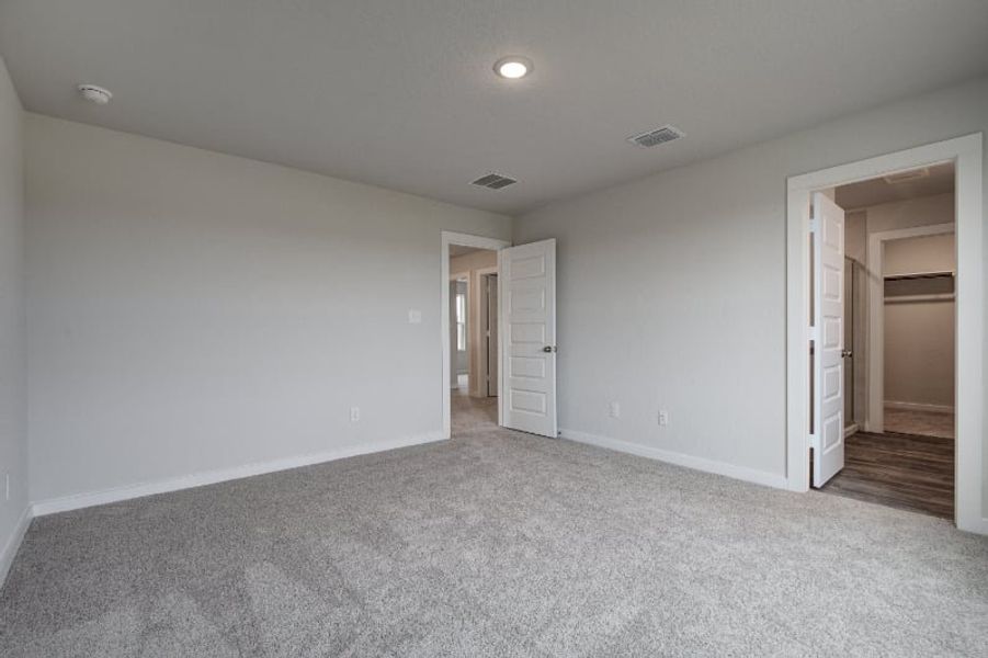 A room with white walls. A room with white walls.