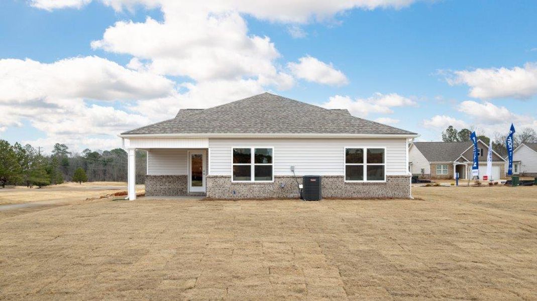 Front exterior of a new home in Fox Hollow, Dalton, GA, highlighting curb appeal (Image 19).