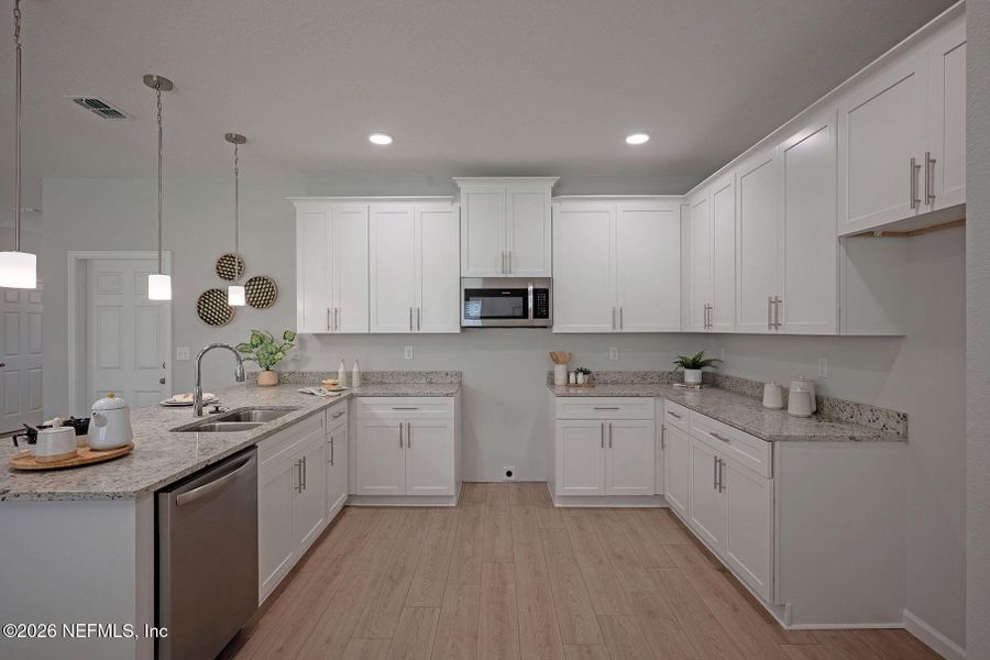 Furnished interior view inside a new home in , Jacksonville (Image 18).