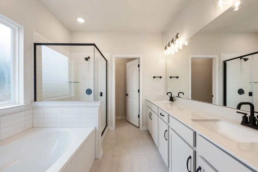 Furnished interior view inside a new home in Lariat, Liberty Hill (Image 14).