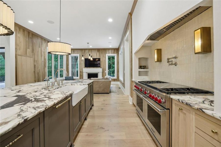Furnished interior view inside a new home in Crossroads, Alpharetta (Image 5).