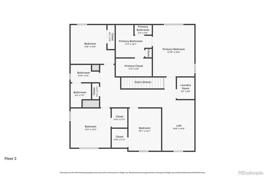 2D floor plan layout of this home in Spring Valley Ranch, Elizabeth, CO (Image 6). 2D floor plan layout of this home in Spring Valley Ranch, Elizabeth, CO (Image 6).