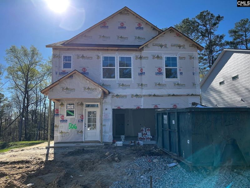 In-progress construction of a new home in Blythewood Farms, Blythewood, SC (Image 4).