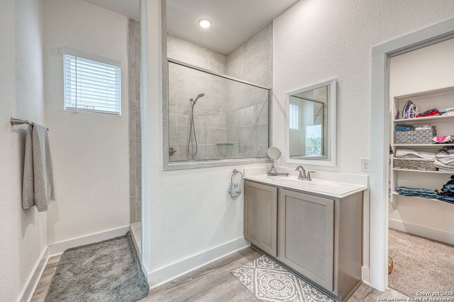 Furnished interior view inside a new home in Hunters Ranch, San Antonio (Image 45). Furnished interior view inside a new home in Hunters Ranch, San Antonio (Image 45).