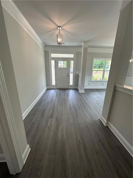 Spacious, unfurnished interior of a new home in Mirror Lake at South Harbour, Villa Rica (Image 42).