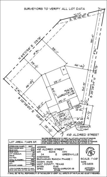 Plot plan with lot dimensions Plot plan with lot dimensions