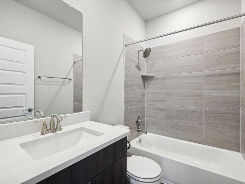 Photo is not of the actual home, but is an inspirational photo of builder’s model home and may depict options, furnishings, and/or decorator features that are not included