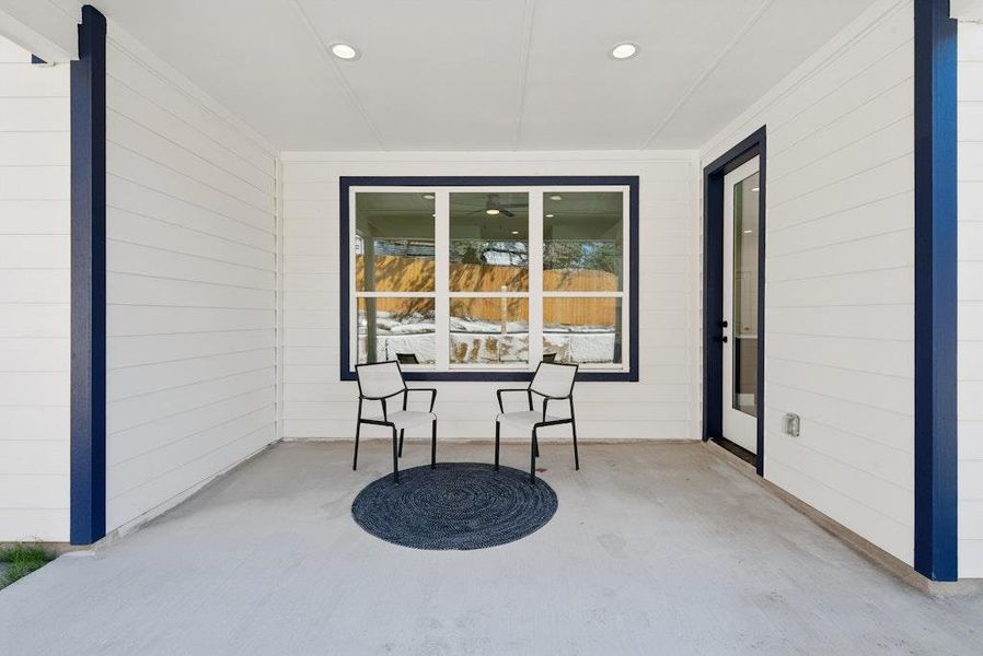 Exterior details and patio area of a home in , Lago Vista (Image 4). Exterior details and patio area of a home in , Lago Vista (Image 4).