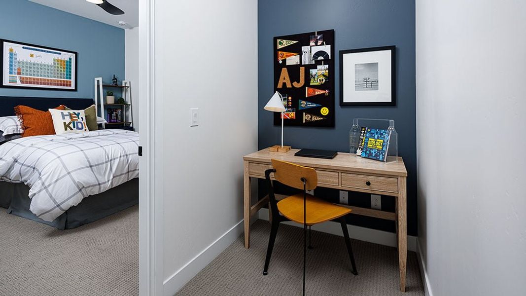 Representative furnished interior of a home built from the Victory by Taylor Morrison in Saddleback, Peoria (Image 14).