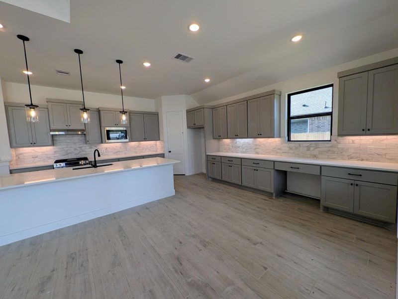 Furnished interior view inside a new home in Artavia, Conroe (Image 8).