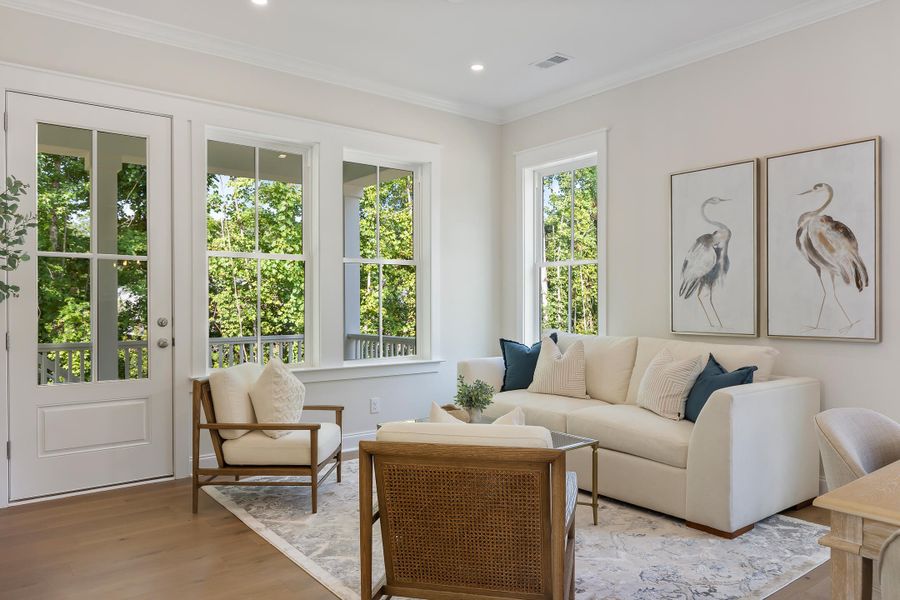 Furnished interior view inside a new home in , McClellanville (Image 25).