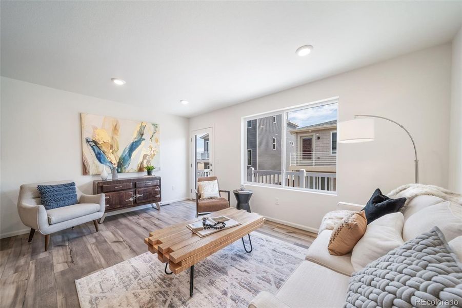 Furnished interior view inside a new home in , Commerce City (Image 13).