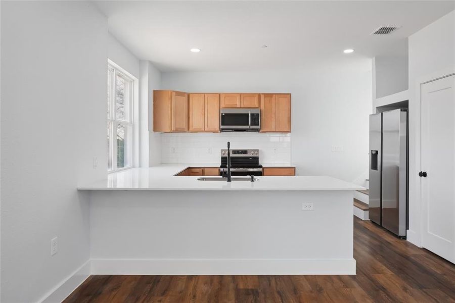 Furnished interior view inside a new home in , Denton (Image 6).