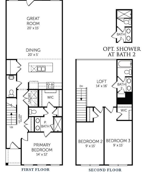 2D floor plan layout of this home in Abbey Walk, Moncks Corner, SC (Image 2). 2D floor plan layout of this home in Abbey Walk, Moncks Corner, SC (Image 2).