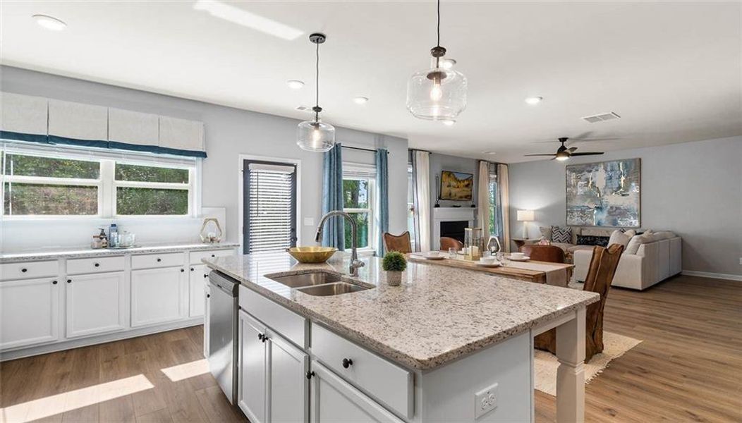 Furnished interior view inside a new home in Camp Creek Village, Atlanta (Image 11).