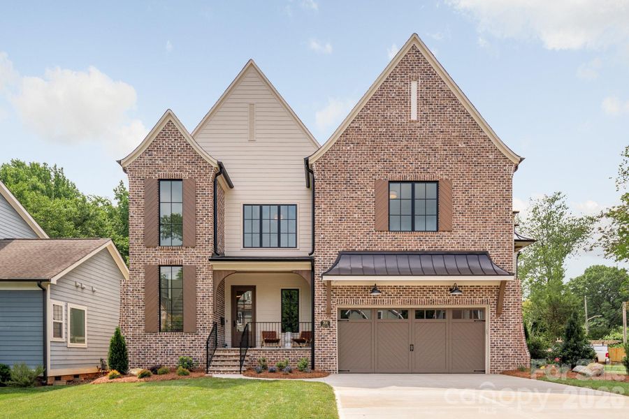 Front exterior of a new home in , Charlotte, NC, highlighting curb appeal (Image 25).