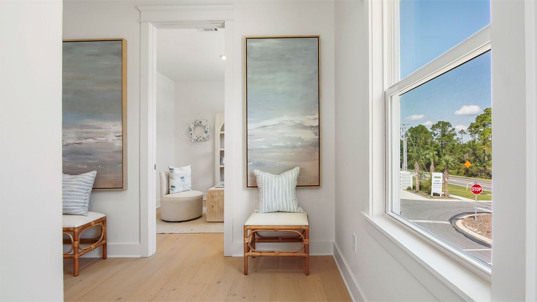 Representative furnished interior of a home built from the Brayden by D.R. Horton in Parkside, Santa Rosa Beach (Image 31).