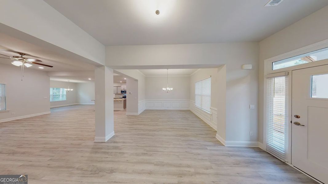Spacious, unfurnished interior of a new home in Holliday Pass, Griffin (Image 11). Spacious, unfurnished interior of a new home in Holliday Pass, Griffin (Image 11).