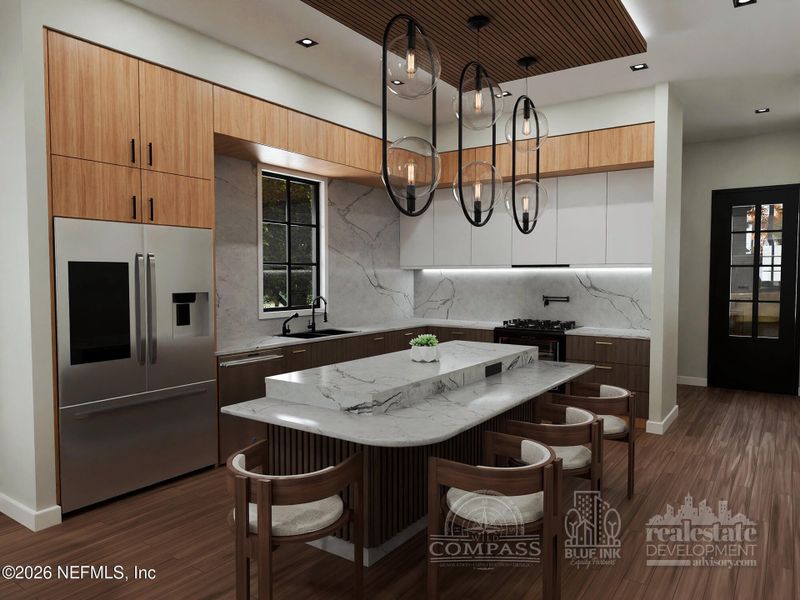 Furnished interior view inside a new home in , Jacksonville (Image 12).