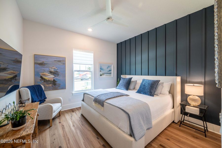 Furnished interior view inside a new home in , St. Johns (Image 53).