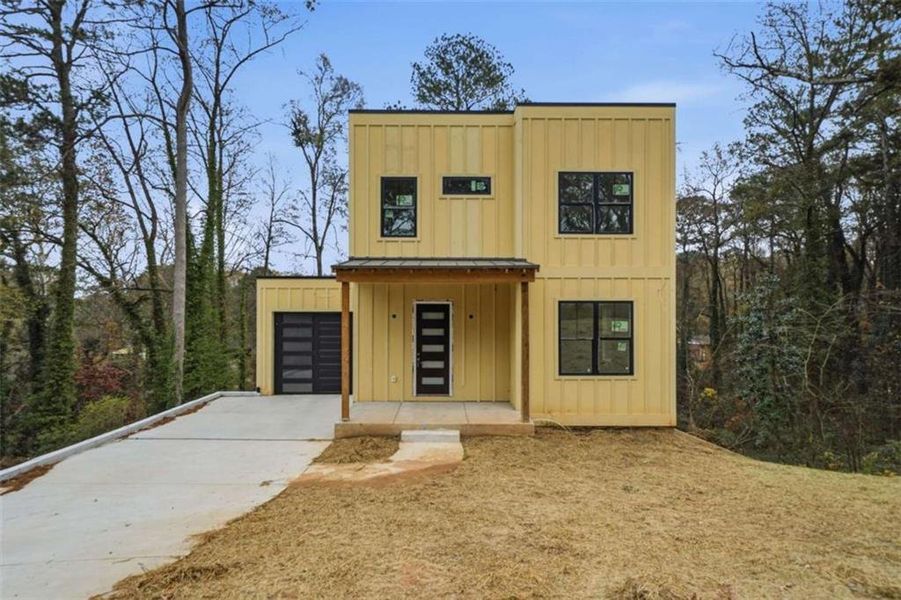 Front exterior of a new home in , Atlanta, GA, highlighting curb appeal (Image 2). Front exterior of a new home in , Atlanta, GA, highlighting curb appeal (Image 2).