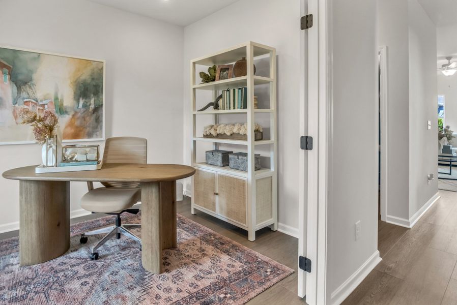 Furnished interior view inside a new home in The Oaks, Clarksville (Image 16).