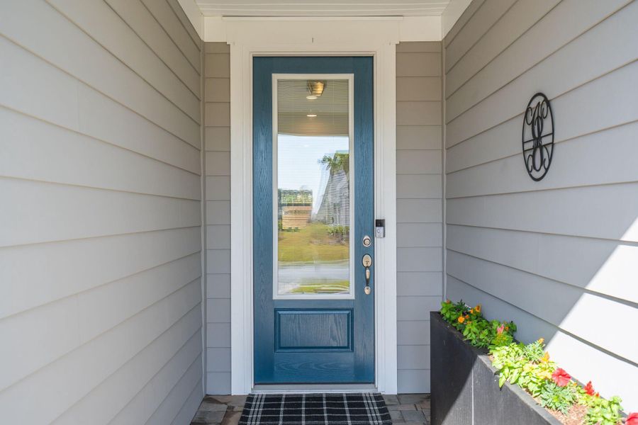 Exterior details and patio area of a home in Del Webb Charleston at Nexton, Summerville (Image 4).